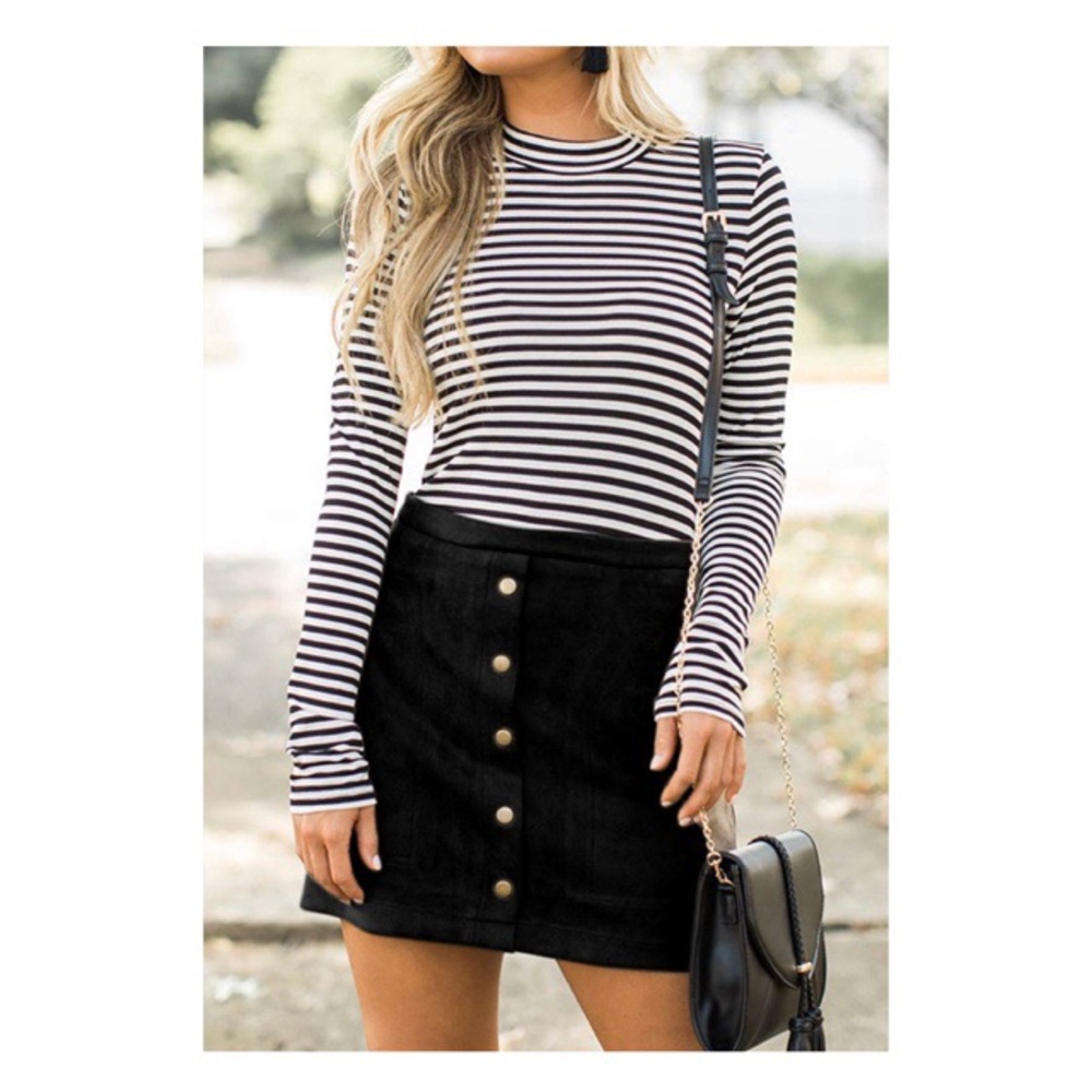 “Button” up skirt